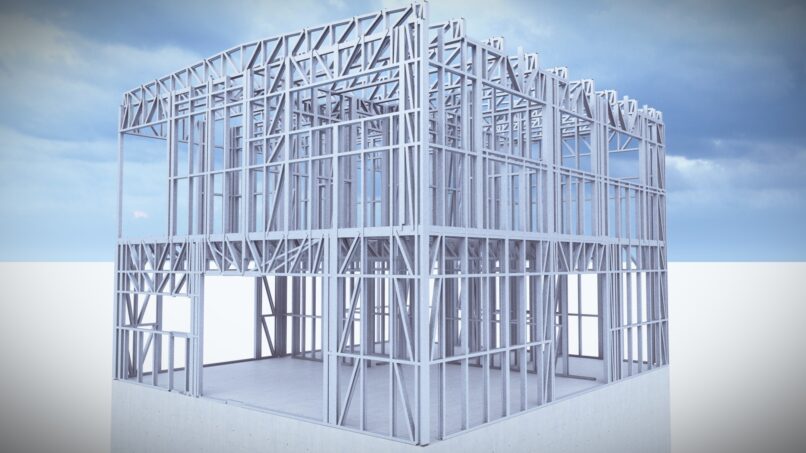 Estructura SteelFrame LSF vivienda Vigo, Pontevedra, Galicia. Steelframing